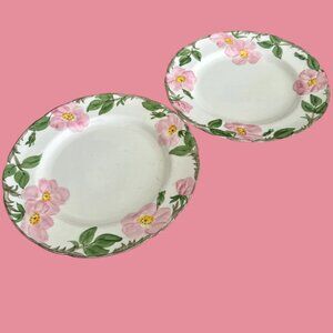 Franciscan Desert Rose Dinner Plates Set of 2 – 10.5" Pink Floral USA